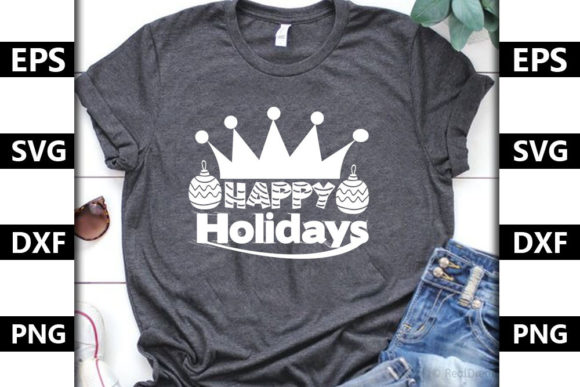 Christmas Quote SVG Design, Happy Holid Review for Real Projects