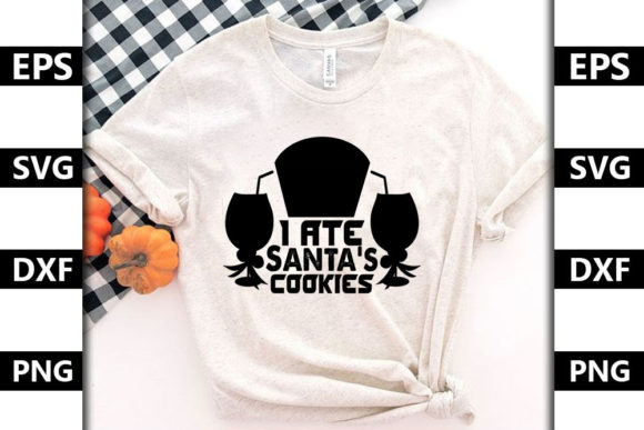 Christmas Quote SVG Design, I Ate Santa