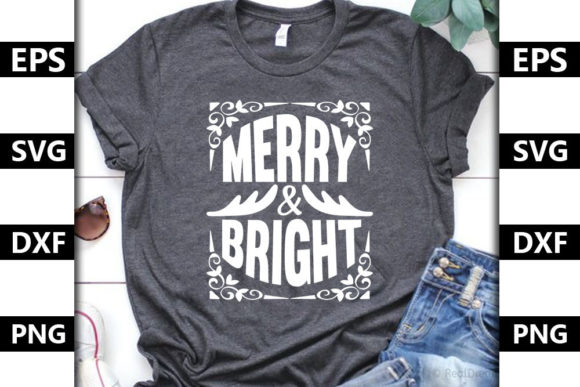Christmas Quote SVG Design, Merry Brig Review