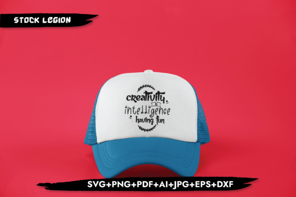 Creativity is Intelligence Having Fun Embroidery Design Review