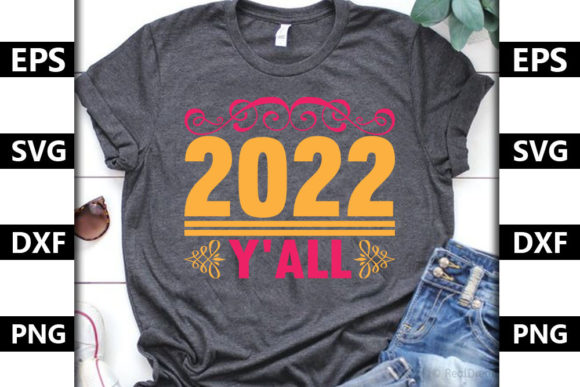 Happy New Year Quote SVG Design 2022 Y Review