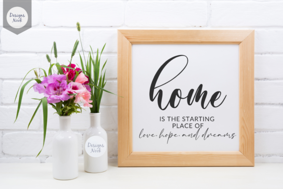 Home SVG Cut File, Home Quote SVG File for Embroidery Projects