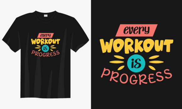 Workout T-shirt Design with Gym Quote SVG: A Designer's Practical Take